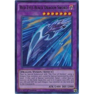 2tvni DRL3-EN066 - Red-Eyes Black Dragon Sword - Ultra Rare 